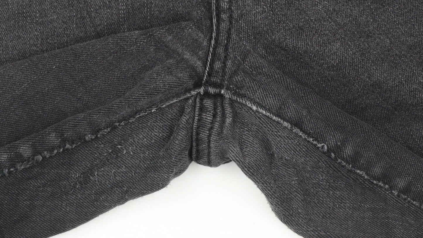 Levi's Women's Grey 314 Shaping Straight Stretch Jeans Size 31