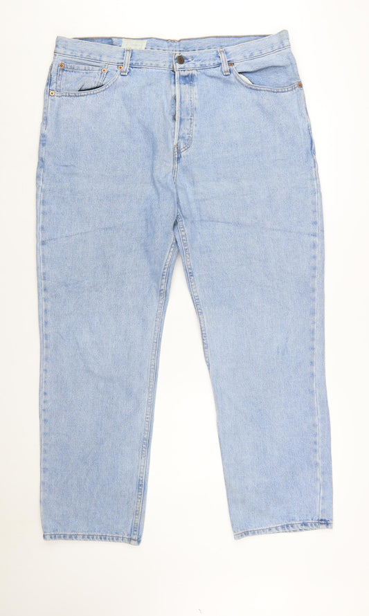 Levi's 582 Men's Blue Regular Straight Jeans W40 L30 Classic Denim