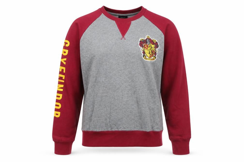 Harry Potter Gryffindor Grey & Maroon Women's Small Sweatshirt