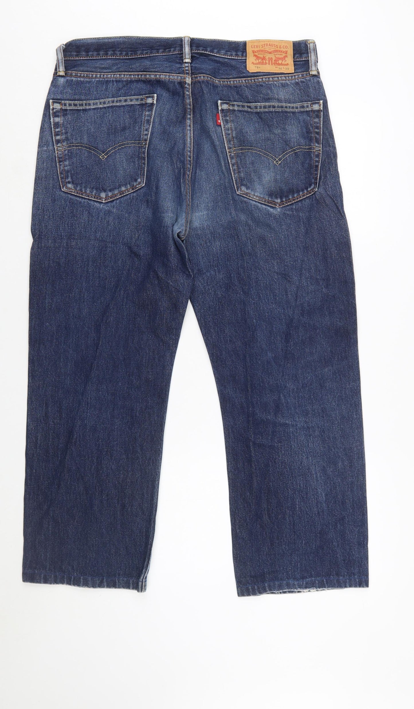 Levi Strauss Men's Blue 751 Straight Leg Jeans W36 L30