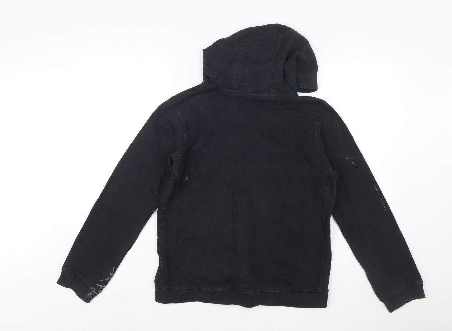 Nike Boys Black XL Pullover Hoodie Cotton Blend Logo Sportswear