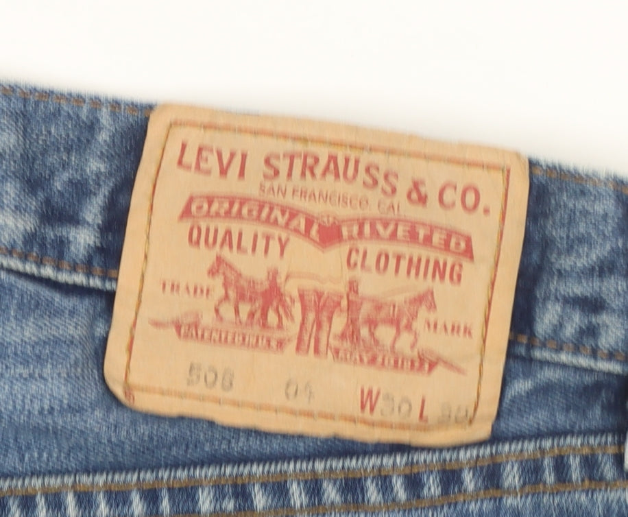 Levi’s 506 Men’s Blue Straight Leg Denim Jeans W30 L30