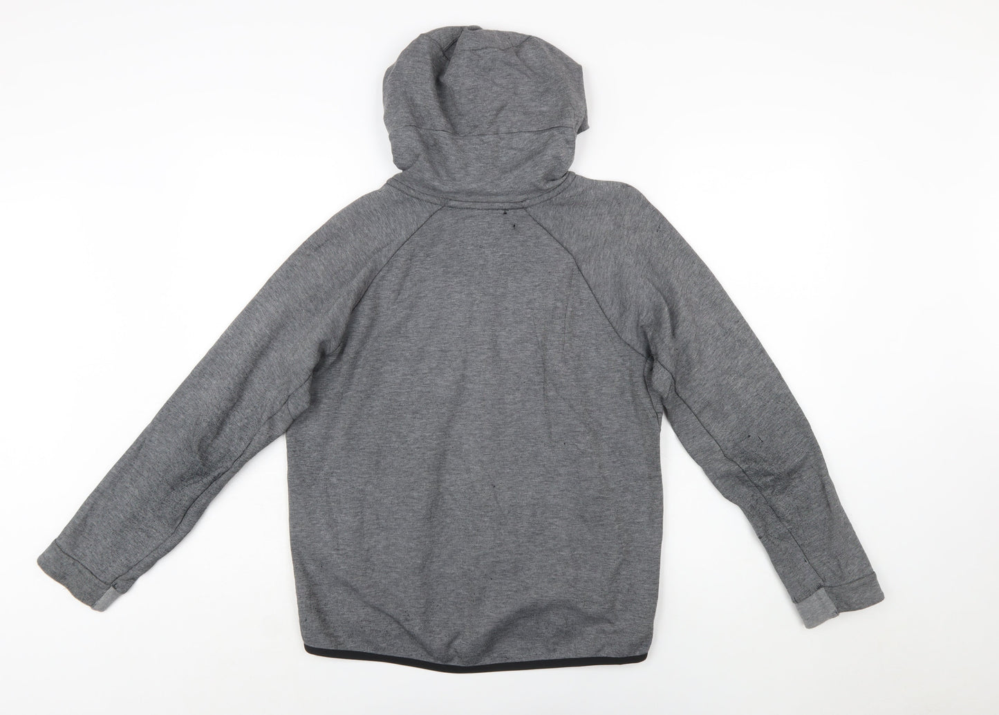 Nike Boys Grey Full Zip Hoodie XL 13-15 Years Hooded Sportswear