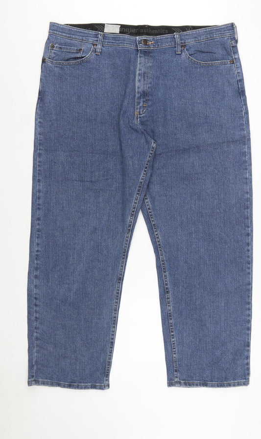 Wrangler Authentics Men Blue Straight Fit Jeans 40x29 Denim