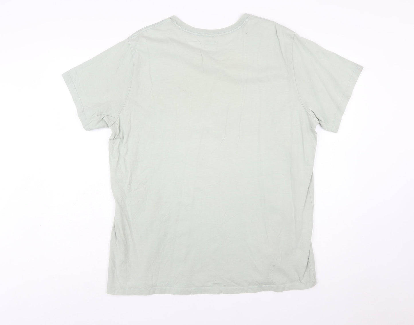 Levi's Men's Green XL Short Sleeve Crew Neck Cotton T-Shirt