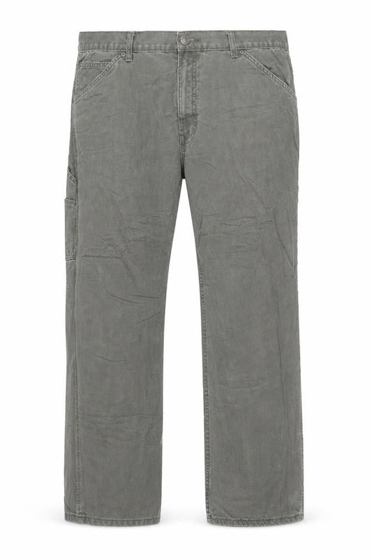 C.E. Schmidt Workwear Men's Grey 44x30 Straight Jeans Cotton Canvas