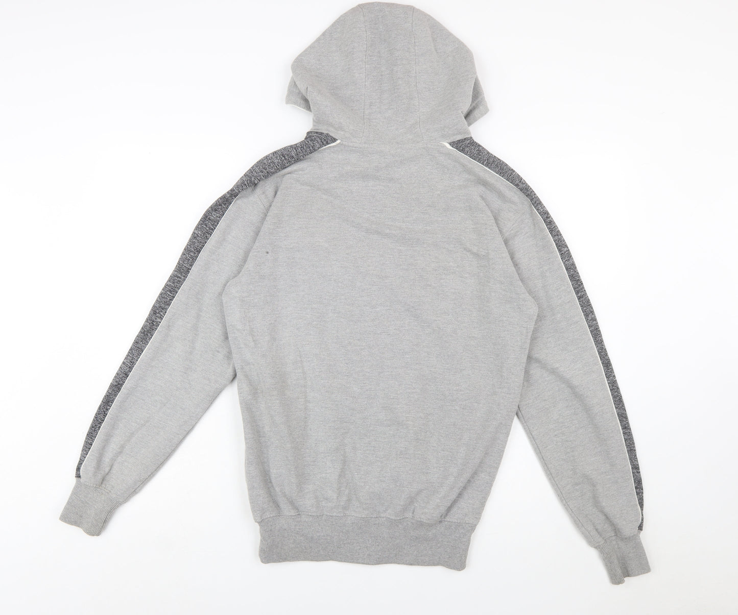 Ellesse Men's Grey XS Full Zip Hoodie with Logo Trim