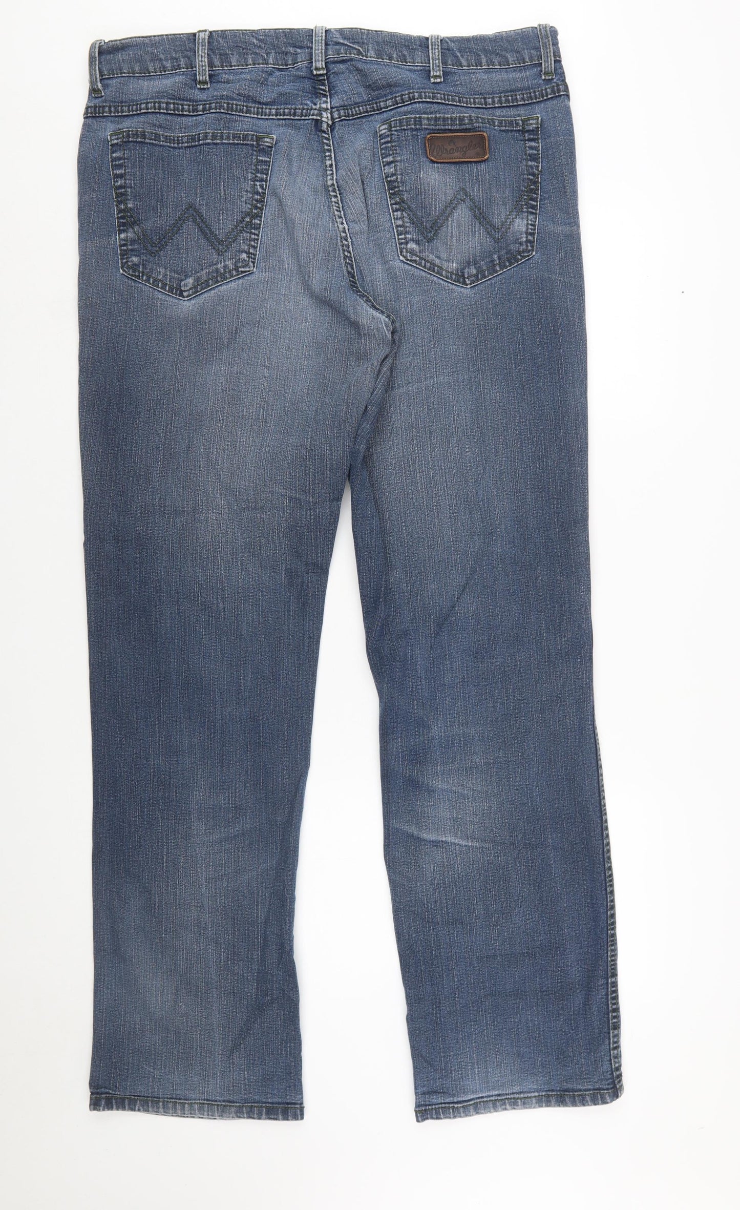 Wrangler Men's Blue Straight Leg Texas Stretch Jeans W38 L34