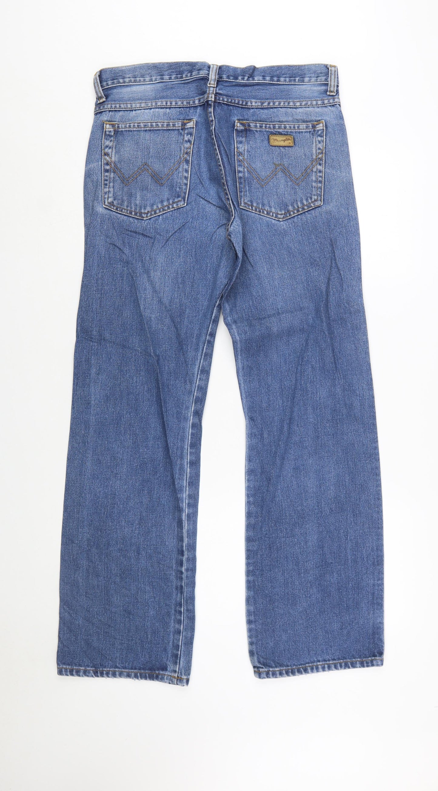 Wrangler Men's Blue Regular Fit Straight Jeans W32 L32