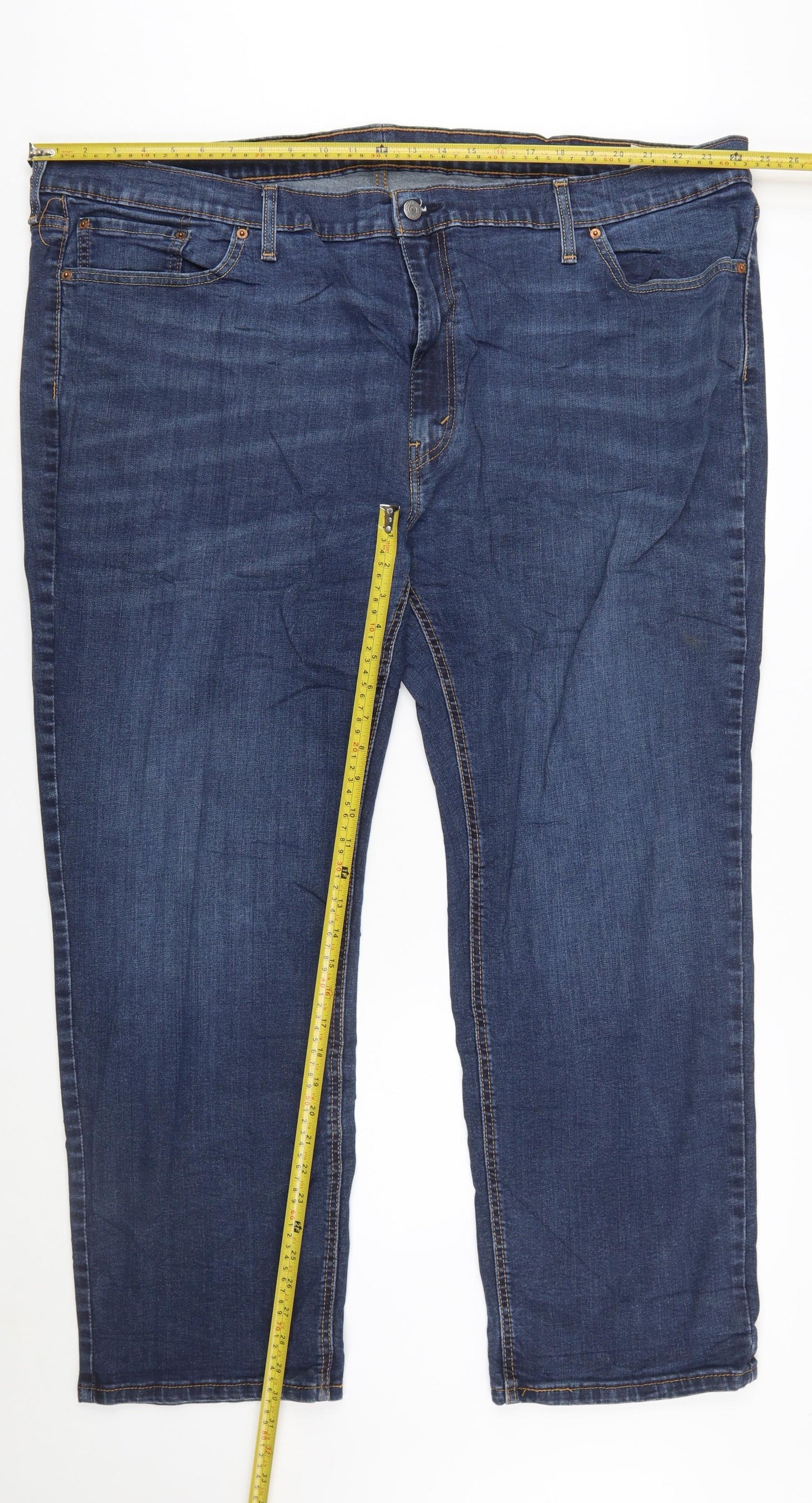 Levi's 541 Men's Blue 50x32 Athletic Fit Stretch Denim Jeans
