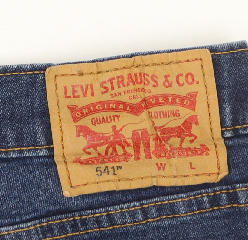 Levi's 541 Men's Blue 50x32 Athletic Fit Stretch Denim Jeans
