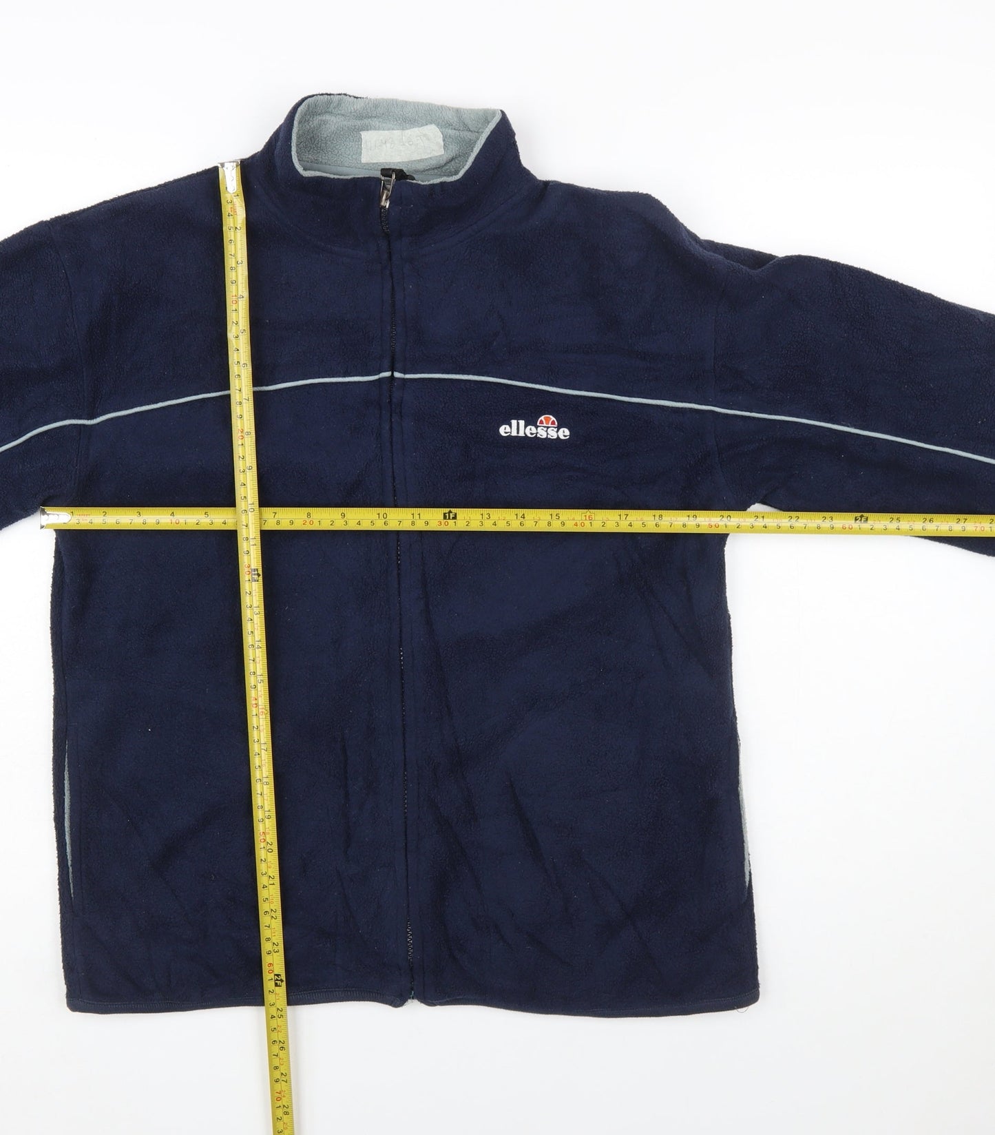 Ellesse Junior Boys Blue Fleece Zip Jacket XL 164-170cm Lightweight Activewear