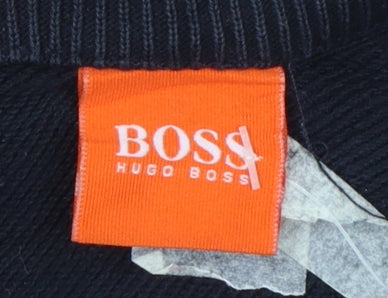 Hugo Boss Men's Black Full Zip Funky Sweatshirt Size L