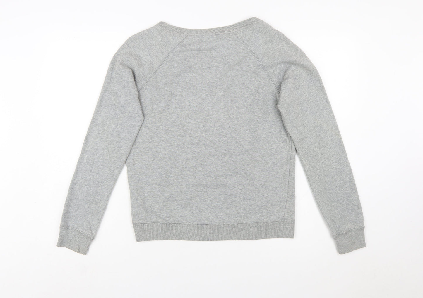 Nike Womens Grey Crew Neck Pullover Sweatshirt XS