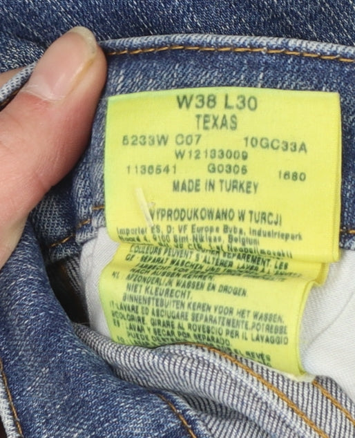 Wrangler Men's Blue Texas Regular Fit Straight Denim Jeans W38 L30