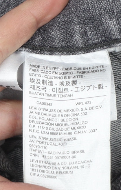Levi's 511 Men's Grey Straight Regular Fit Denim Jeans W32 L29