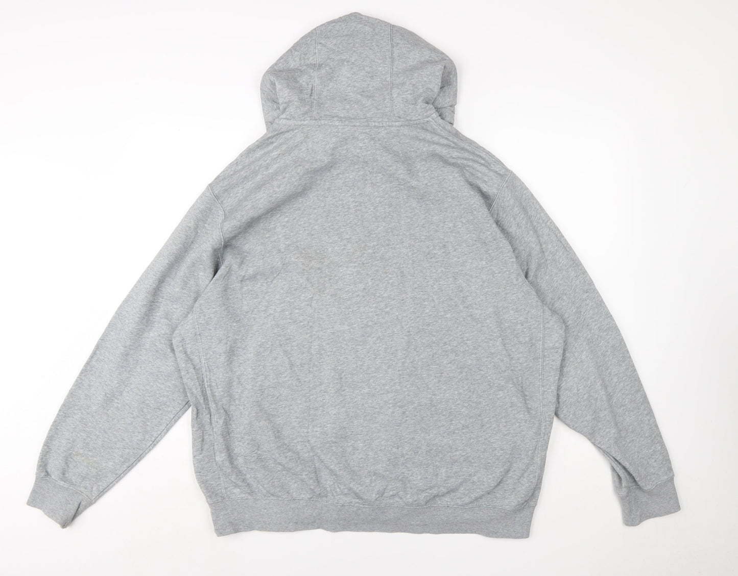 Nike Mens Grey Full Zip Hoodie Sweatshirt XL Regular Fit