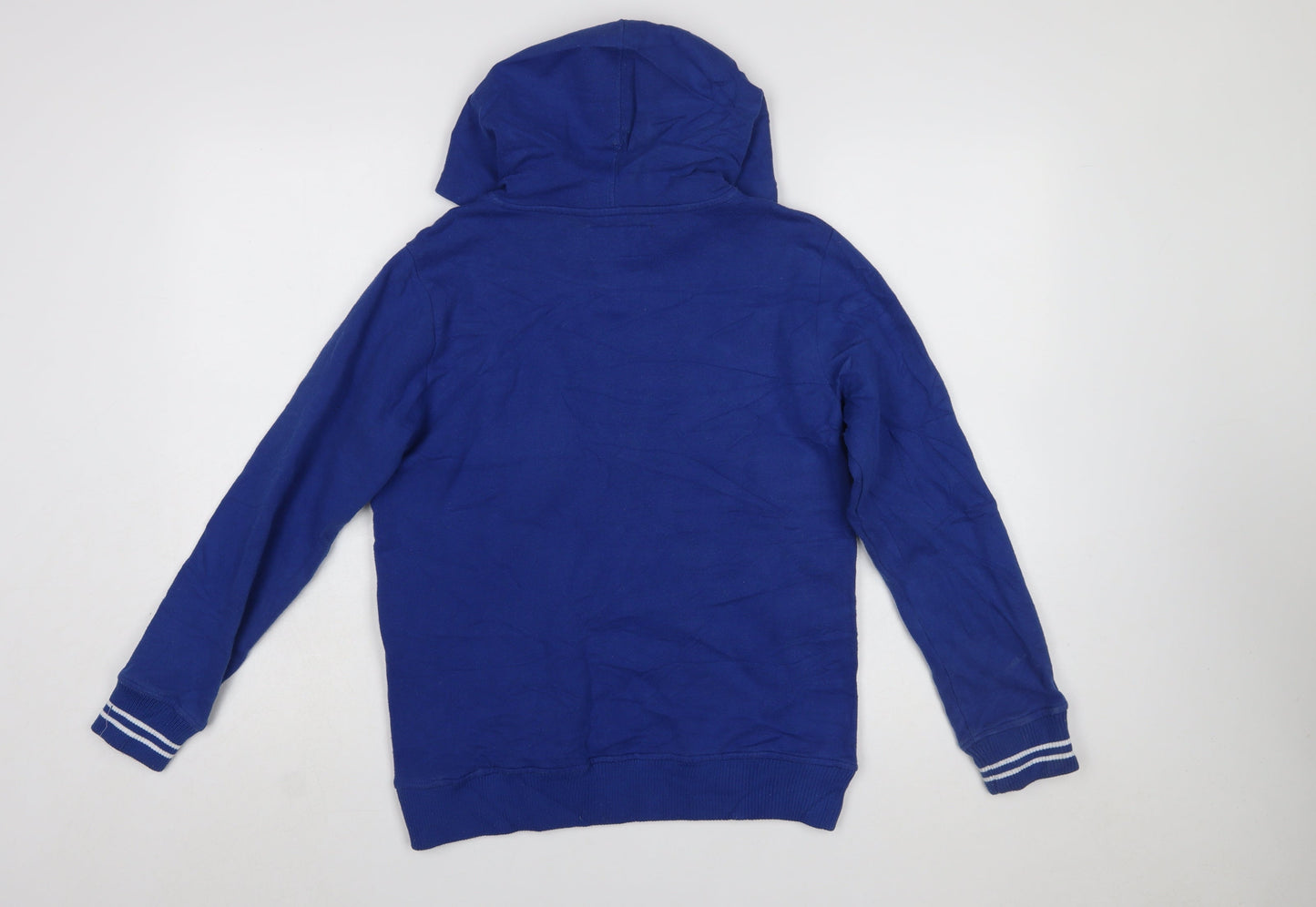 Calvin Klein Jeans Boys Blue Pullover Hoodie M (10/12) Cotton Blend