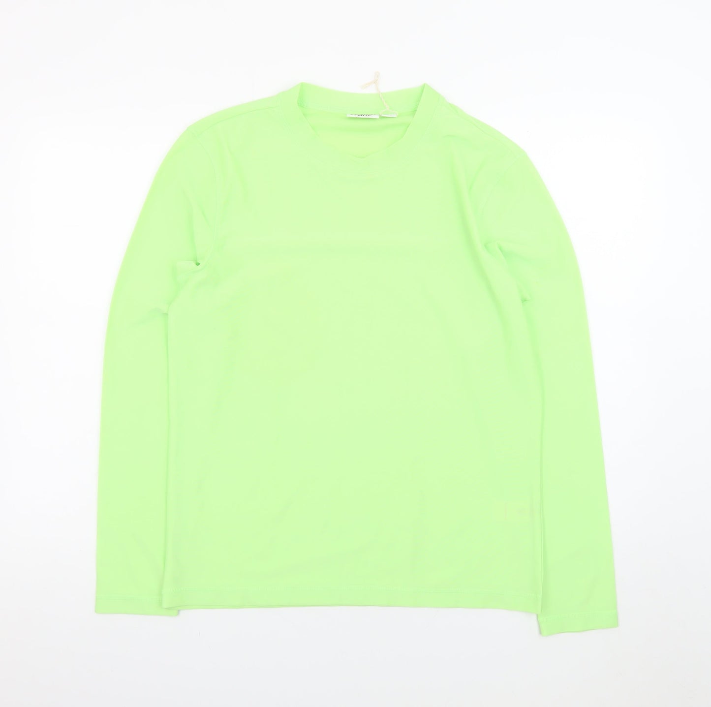 Crane Men Green Long Sleeve Athletic Quick Dry Running Top M