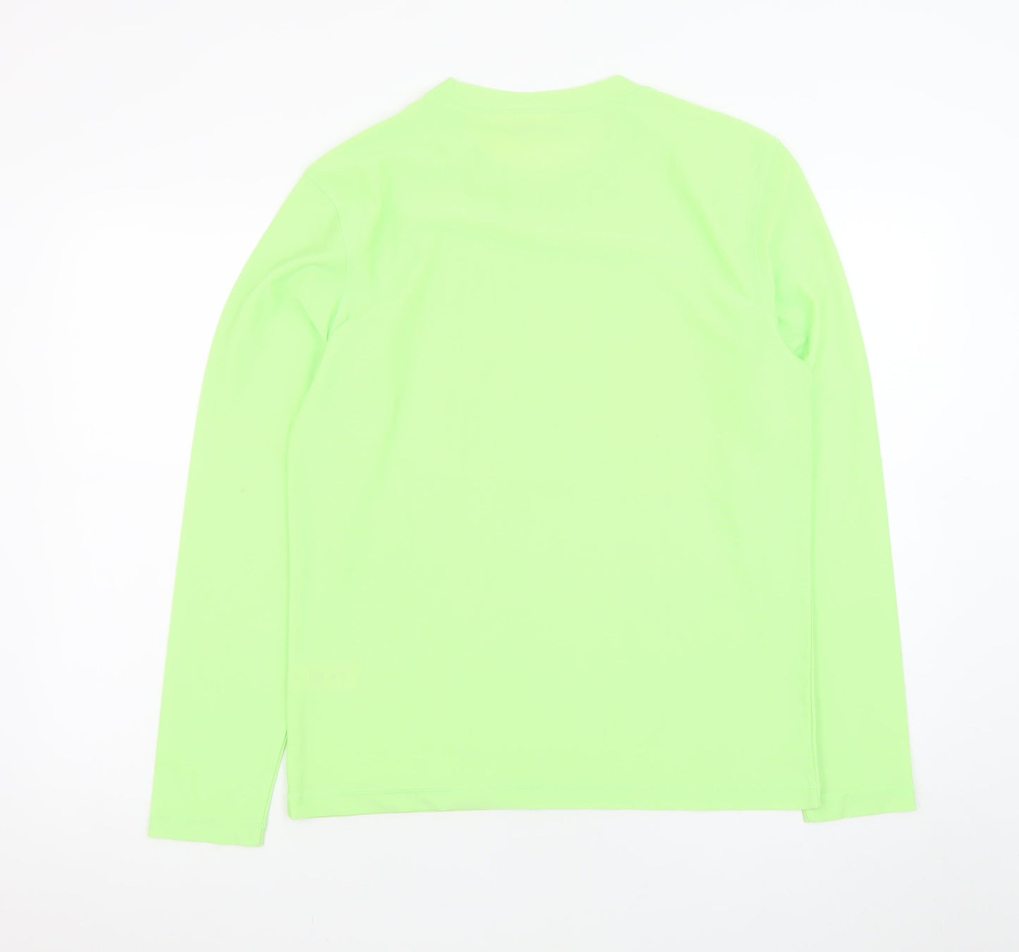 Crane Men Green Long Sleeve Athletic Quick Dry Running Top M