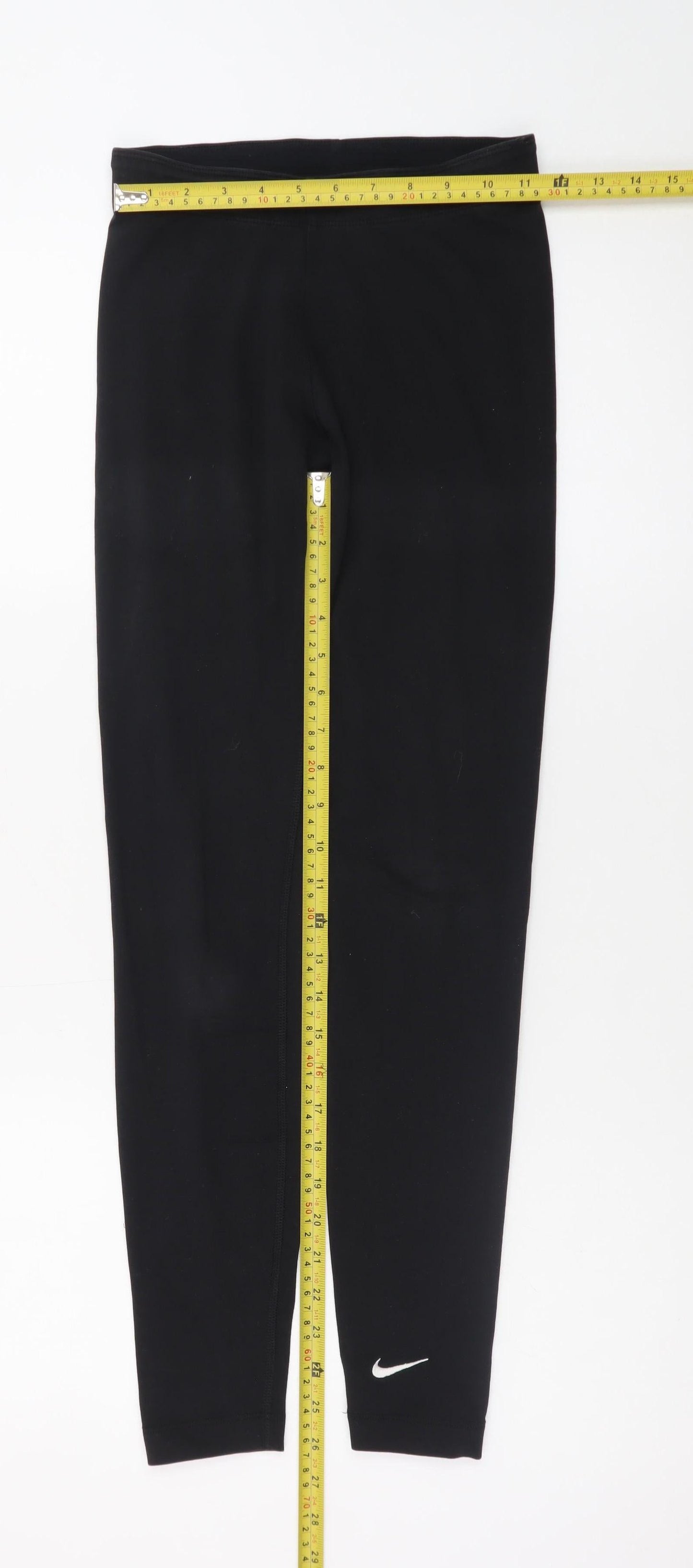 Nike Women's Black XS Stretch Cotton Blend Sports Leggings