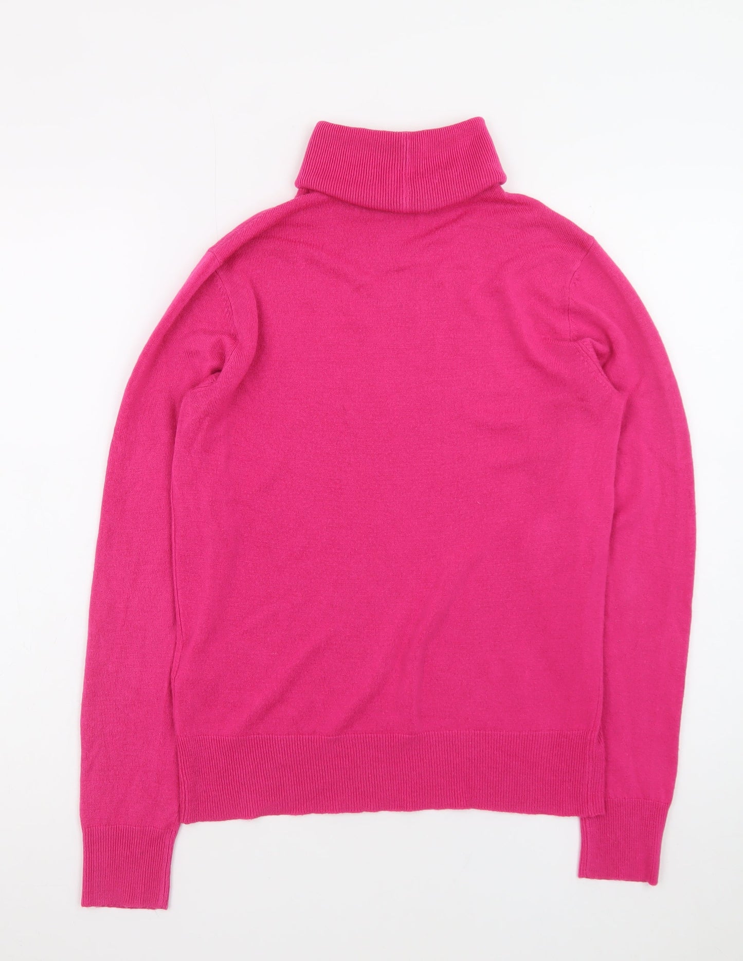 Noisy May Women’s Pink Roll Neck Long Sleeve Jumper Size M