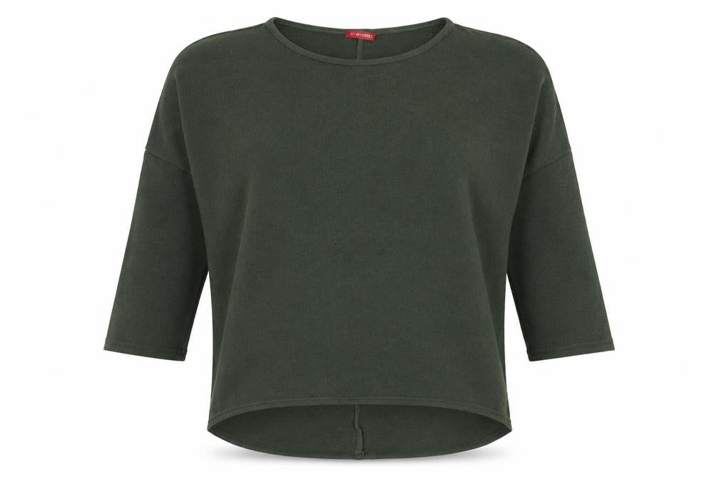 Influence Women Green Relaxed Pullover Jumper Size S