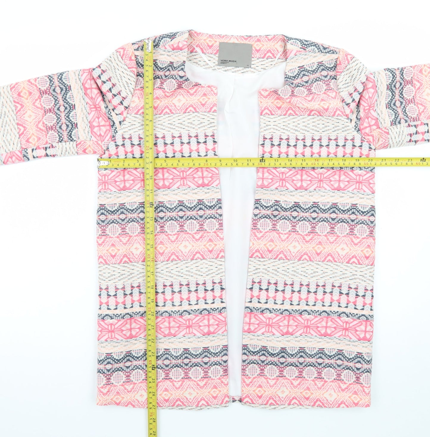Vero Moda Women’s Multicoloured Aztec Knit Cardigan Size 12