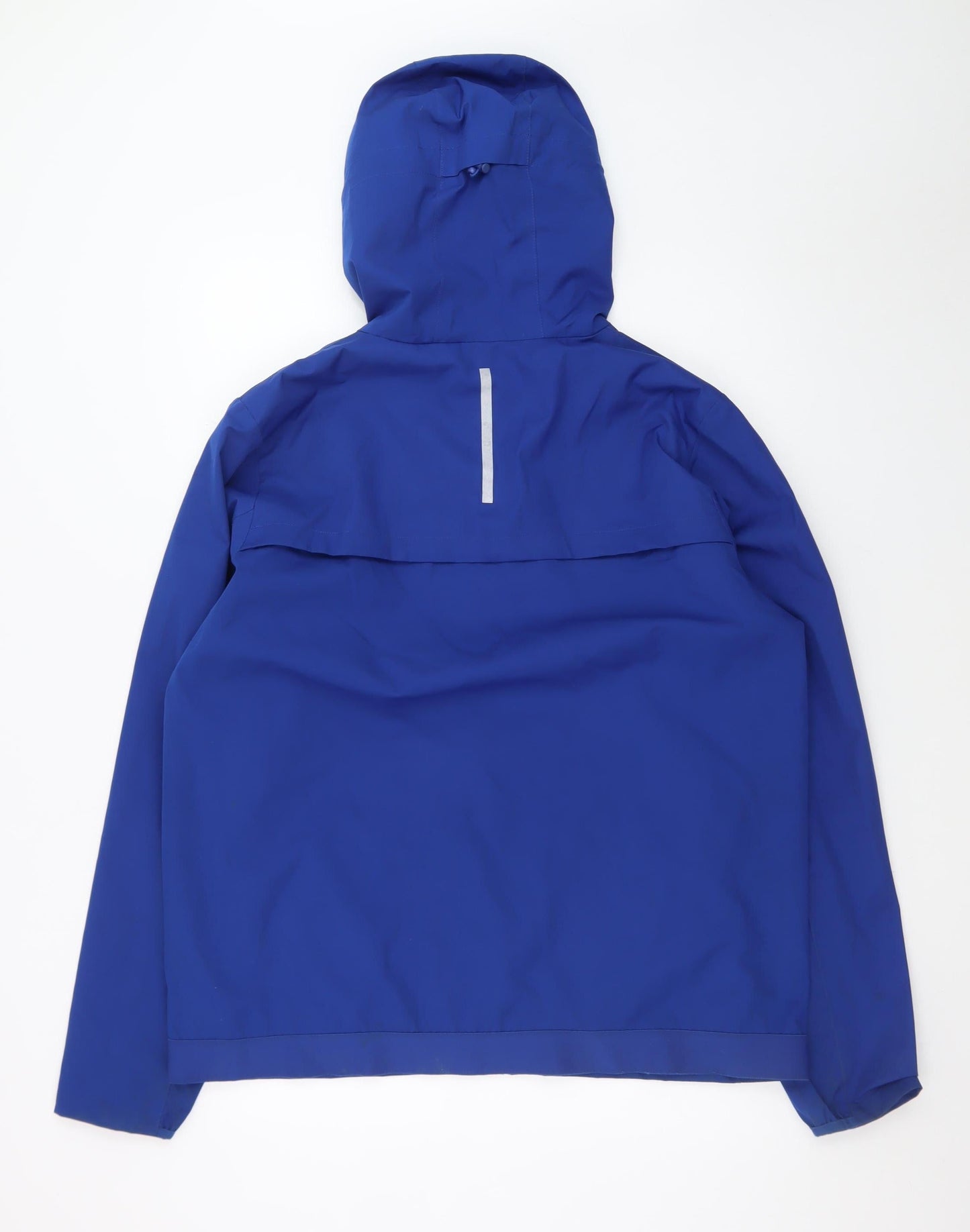 Dunnes Stores Men's Blue Hooded Windbreaker Jacket Size L