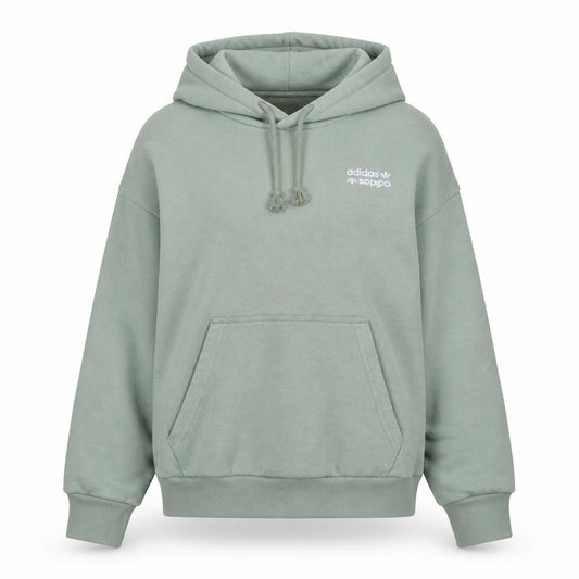 Adidas Women's Green Hoodie Size XS Pullover Cotton Blend