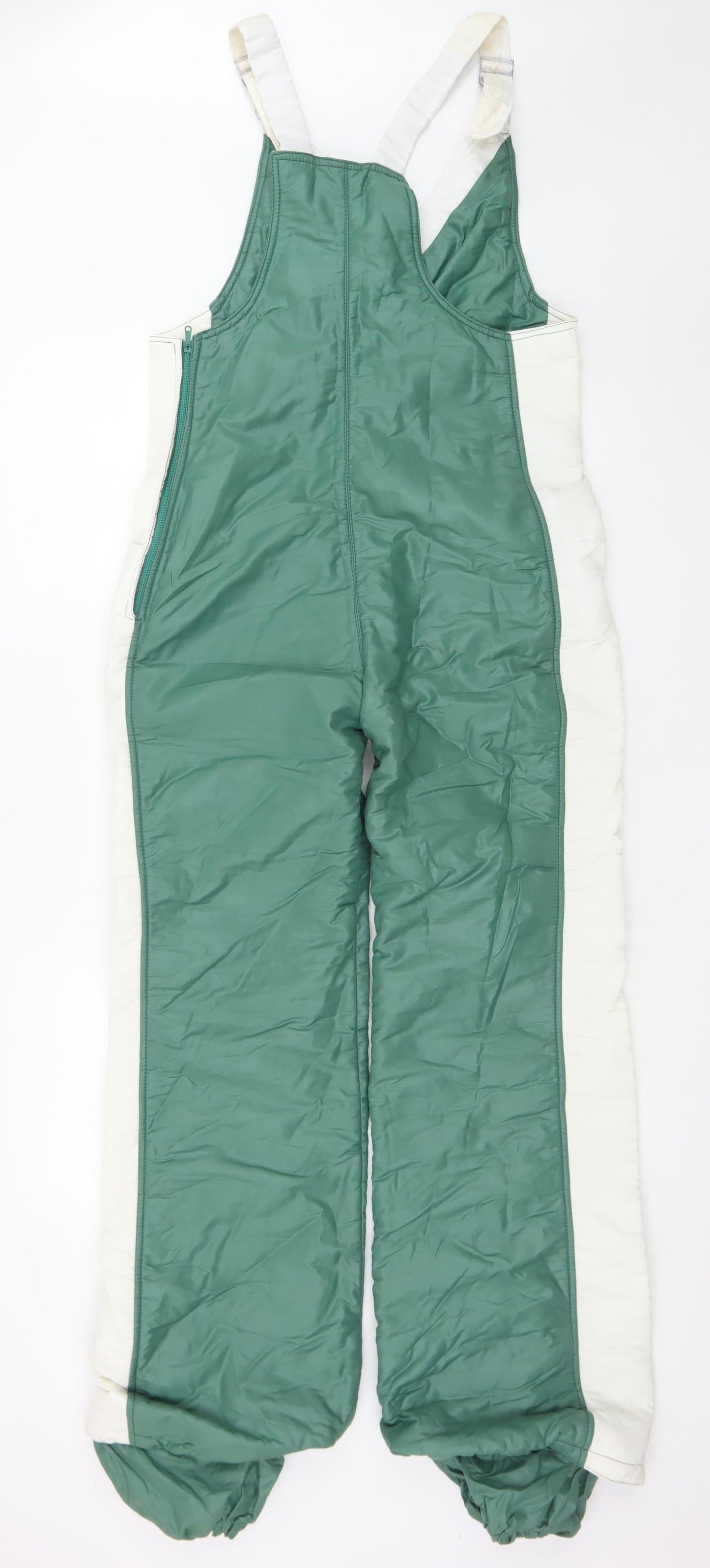 SALP Women Green & White Ski Jumpsuit Size 18 Waterproof Winterwear