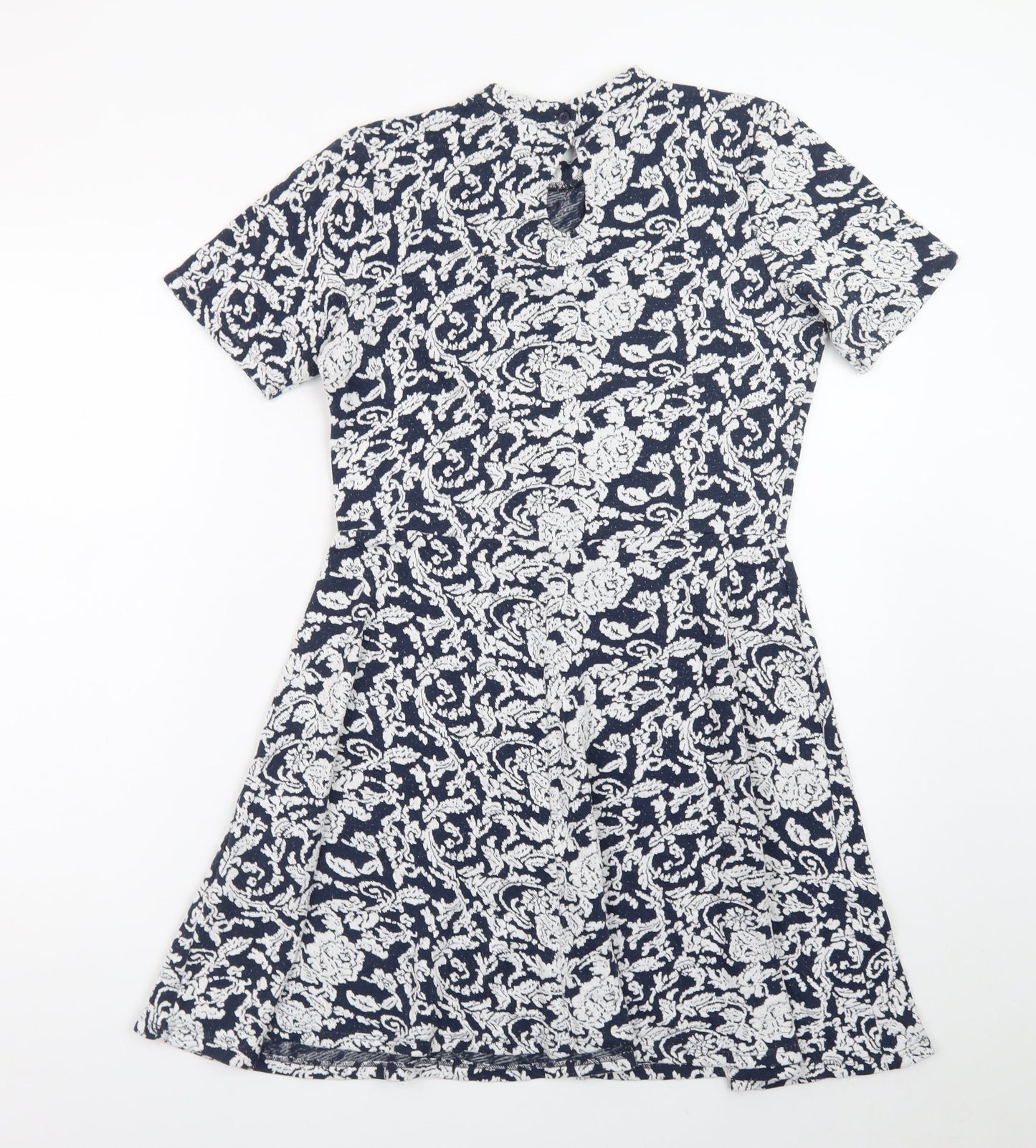 Atmosphere Womens Blue Floral Fit & Flare Dress Size 12