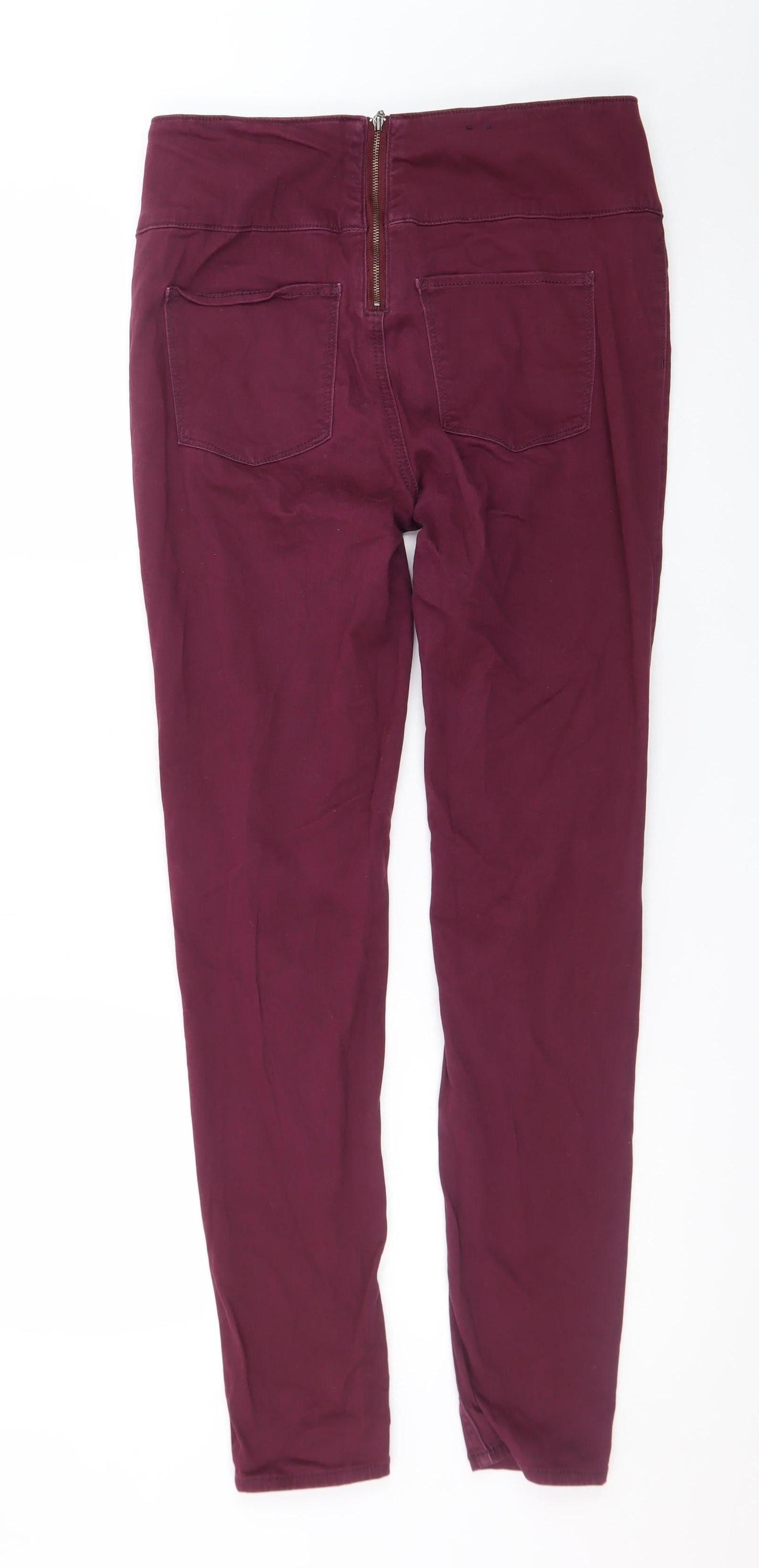 Pieces Women’s Purple High Rise Stretch Jegging Jeans L