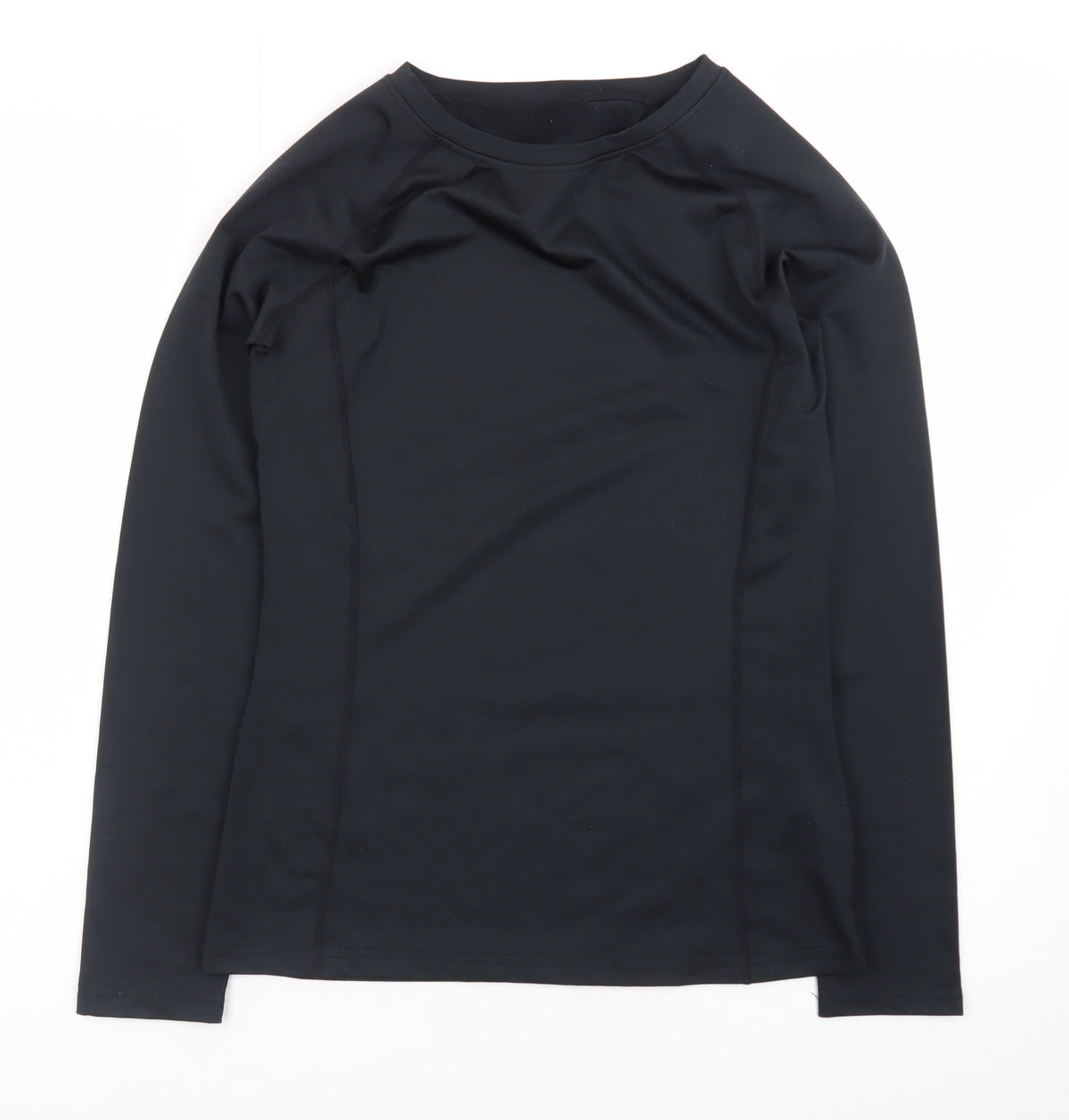 Dunnes Womens Black Long Sleeve Slim Fit Active Top Size S