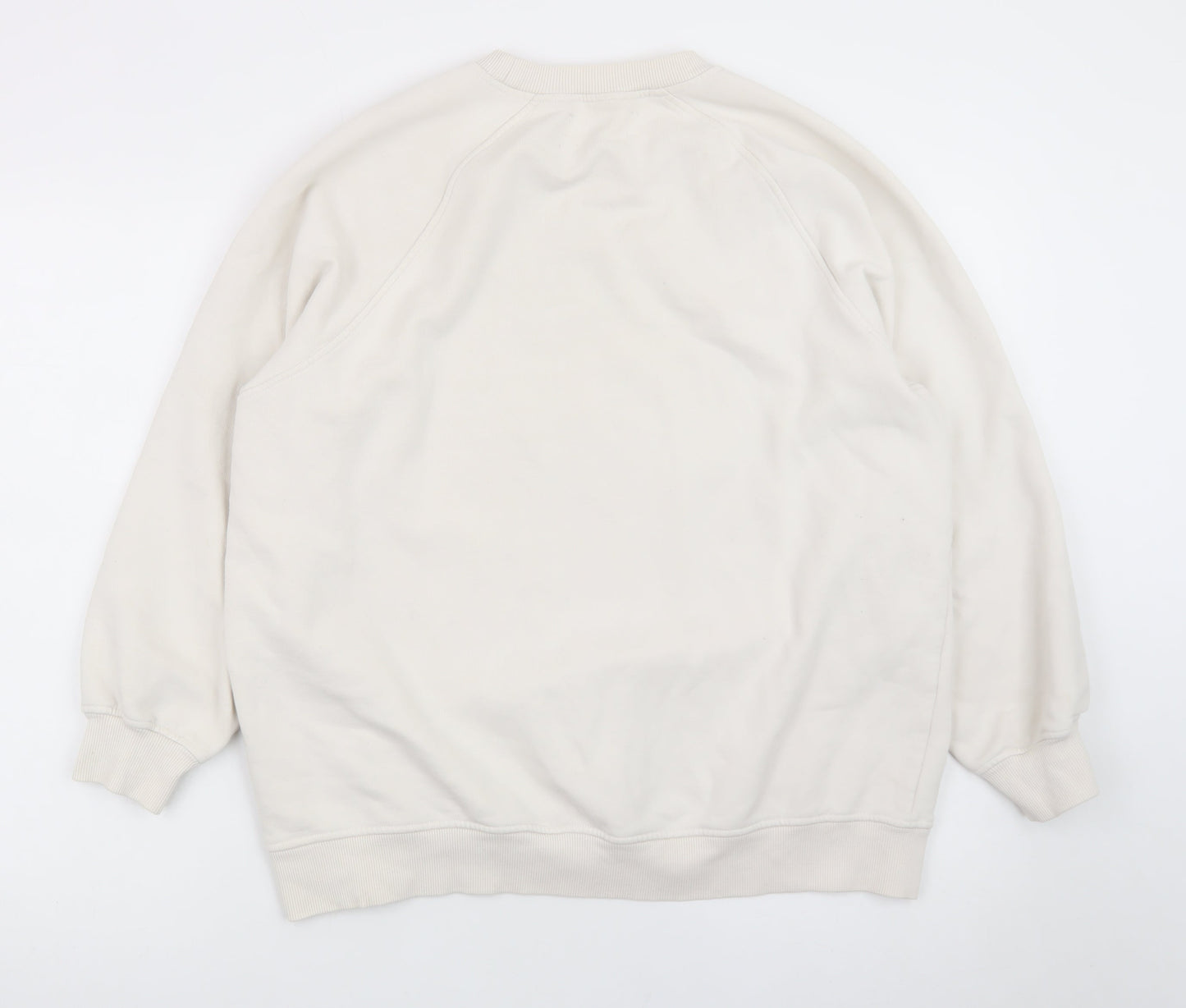 Samsøe Samsøe Women Beige XS Pullover Sweatshirt Cotton Blend