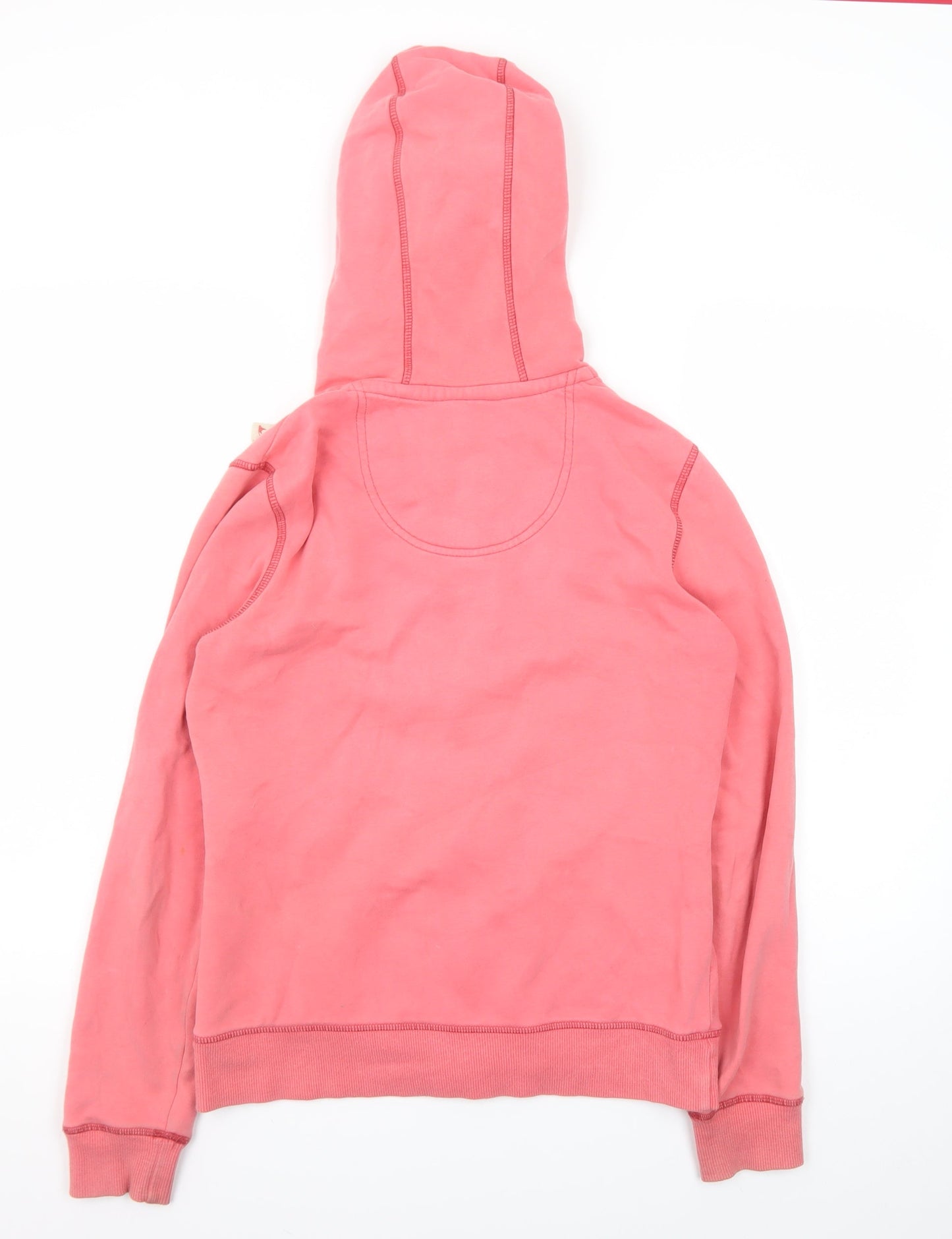 Mantaray Women's Pink Full Zip Hoodie Size 10 Cotton Lined Casual