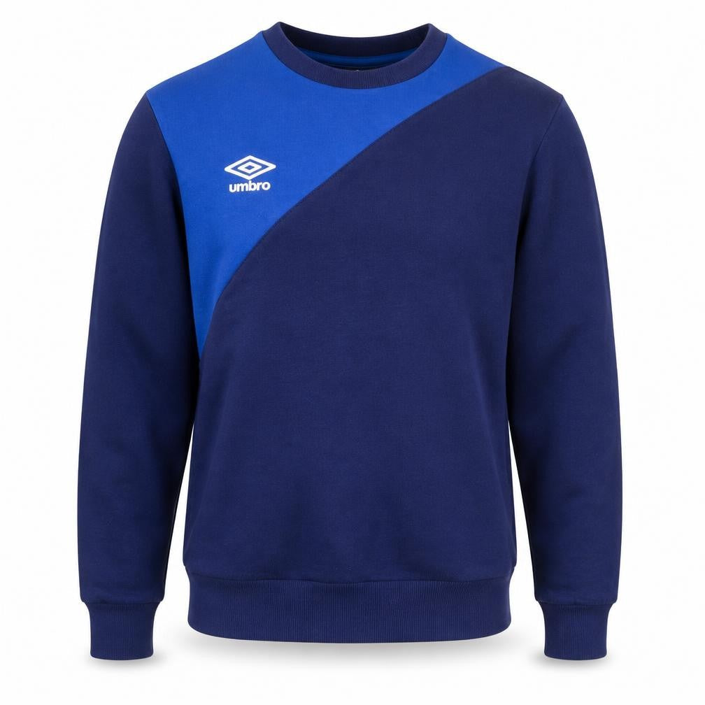 Umbro Men's Blue Crew Neck Pullover Sweatshirt Size M Sports Style