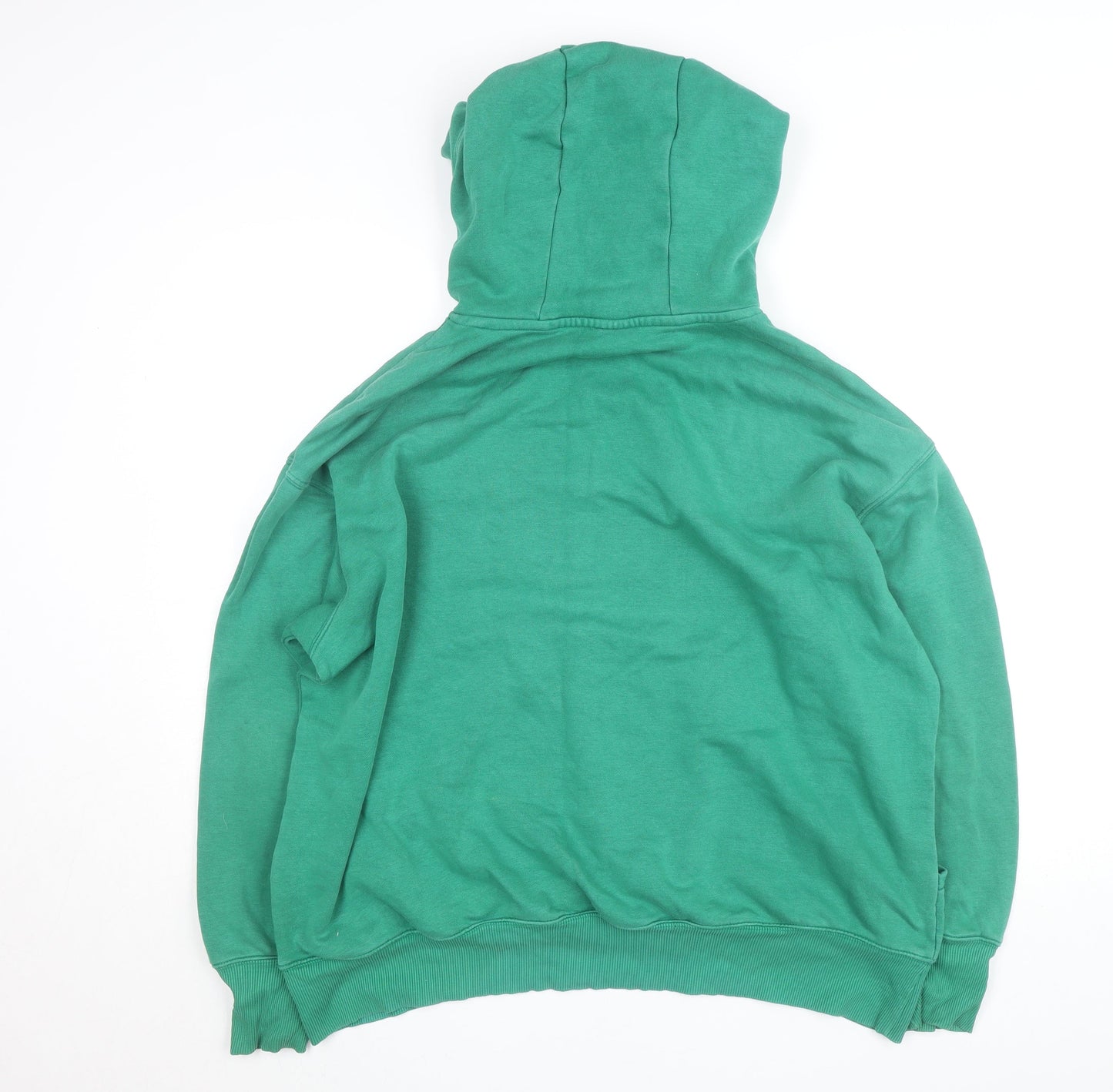 Nike Men's Green Pullover Hoodie L Regular Fit Fleece Sweatshirt