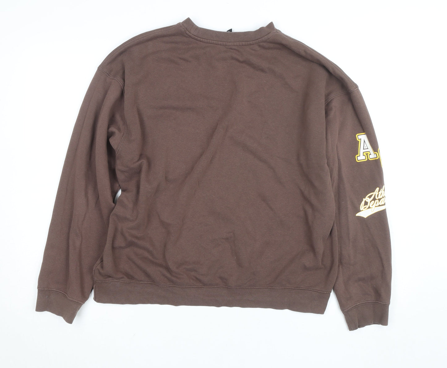 H&M Divided Women's Brown Athletics League Sweatshirt Size S