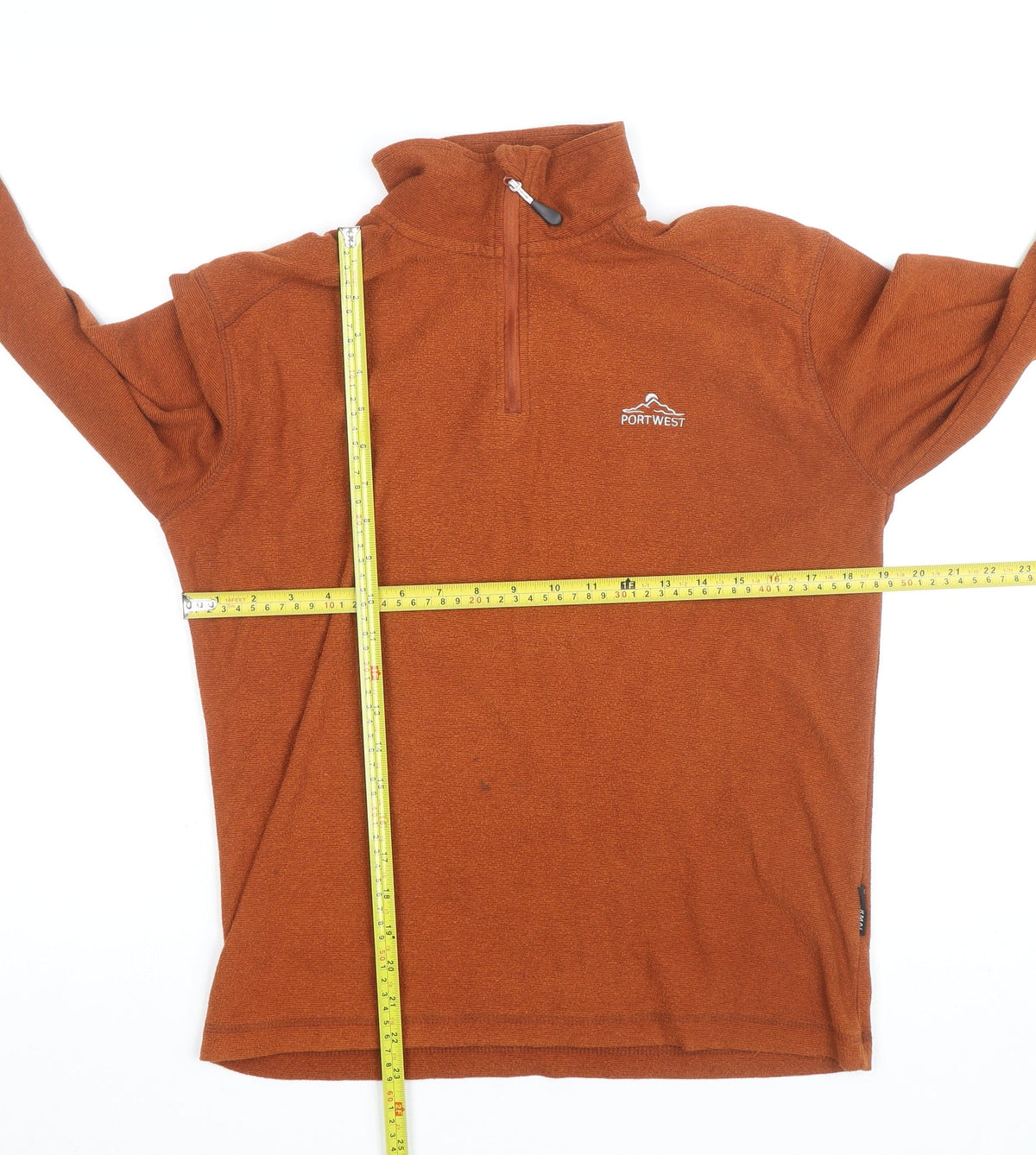 Portwest Women's Brown Fleece 1/2 Zip Activewear Jacket Size M