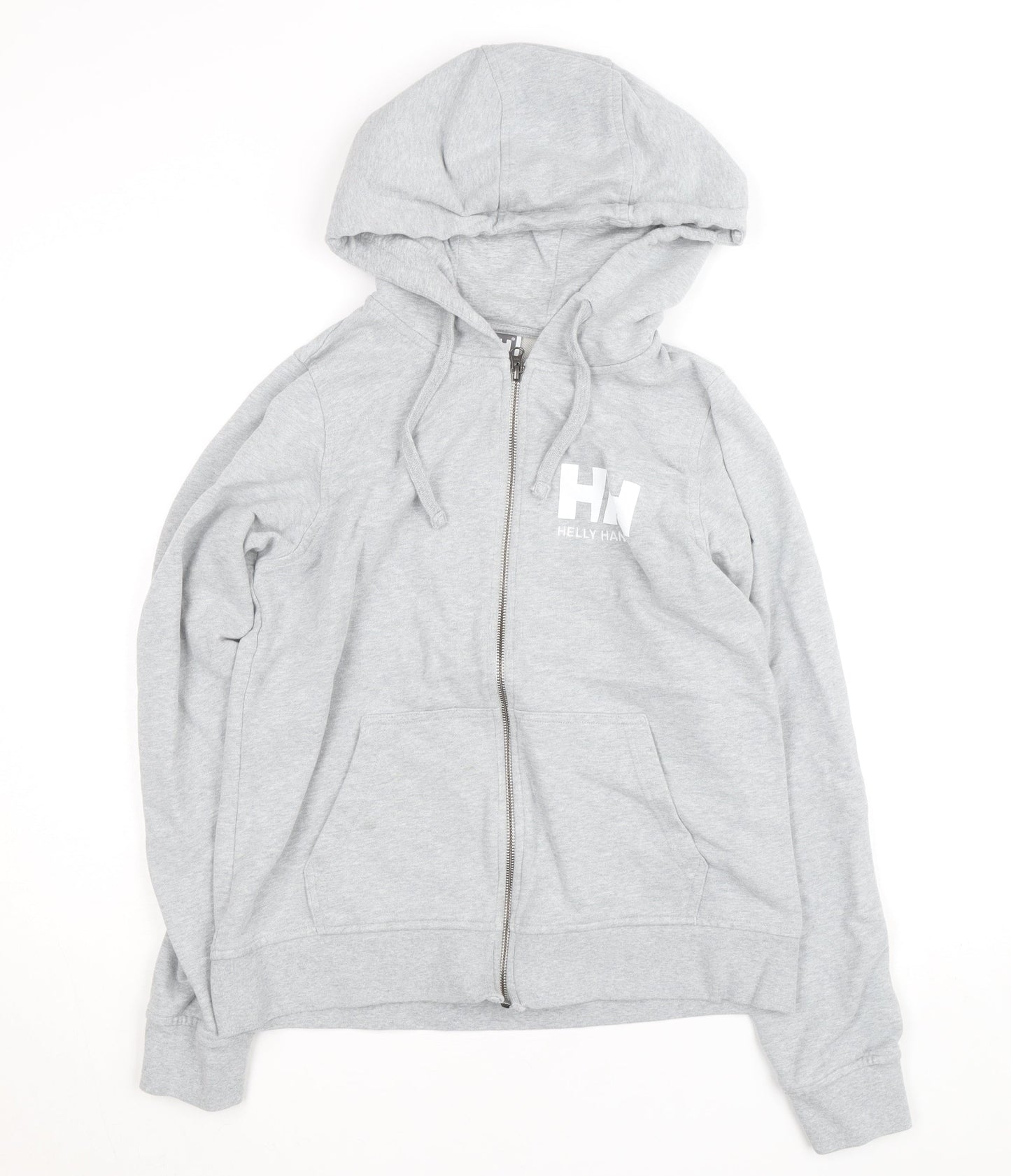 Helly Hansen Men's Grey Full Zip Hoodie L Regular Fit