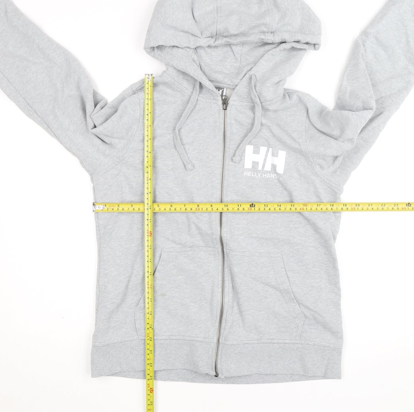 Helly Hansen Men's Grey Full Zip Hoodie L Regular Fit