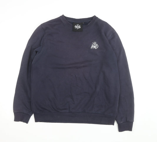 Kings Will Dream Men's Blue L Pullover Sweatshirt Logo Crew Neck