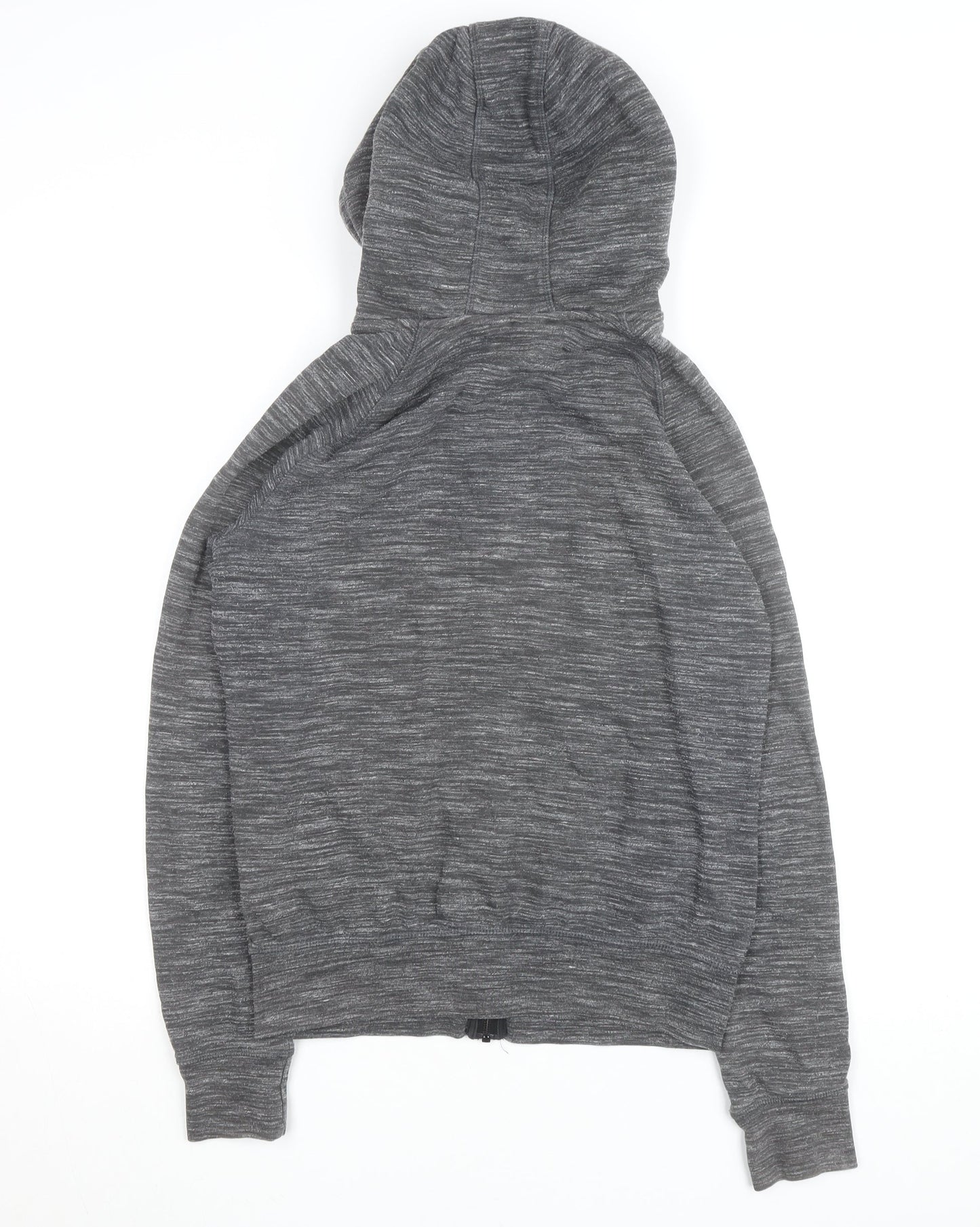 Adidas Men's Grey Full Zip Hoodie Size M Lightweight Sportswear