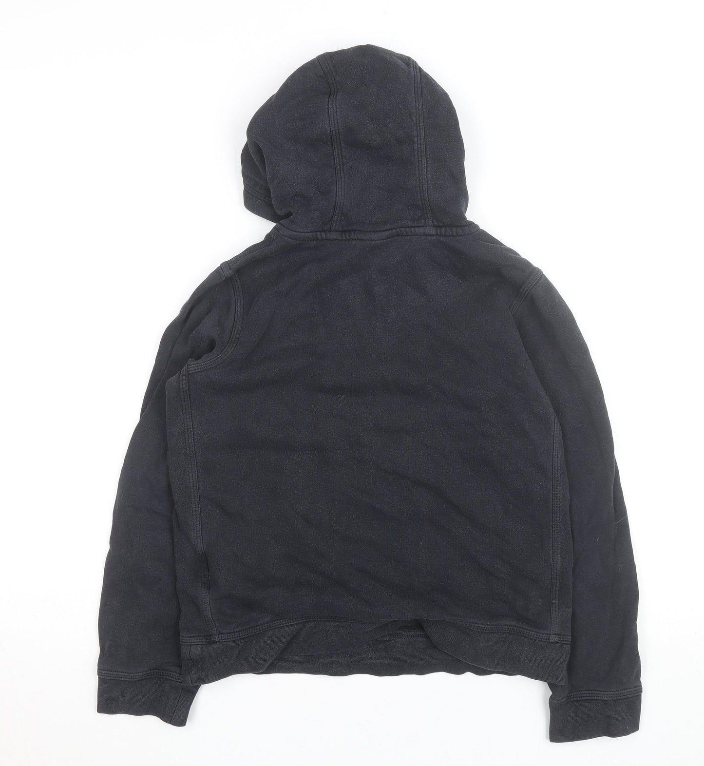Nike Boys Black Pullover Hoodie M 10-11 Years Fleece Hooded Sweatshirt