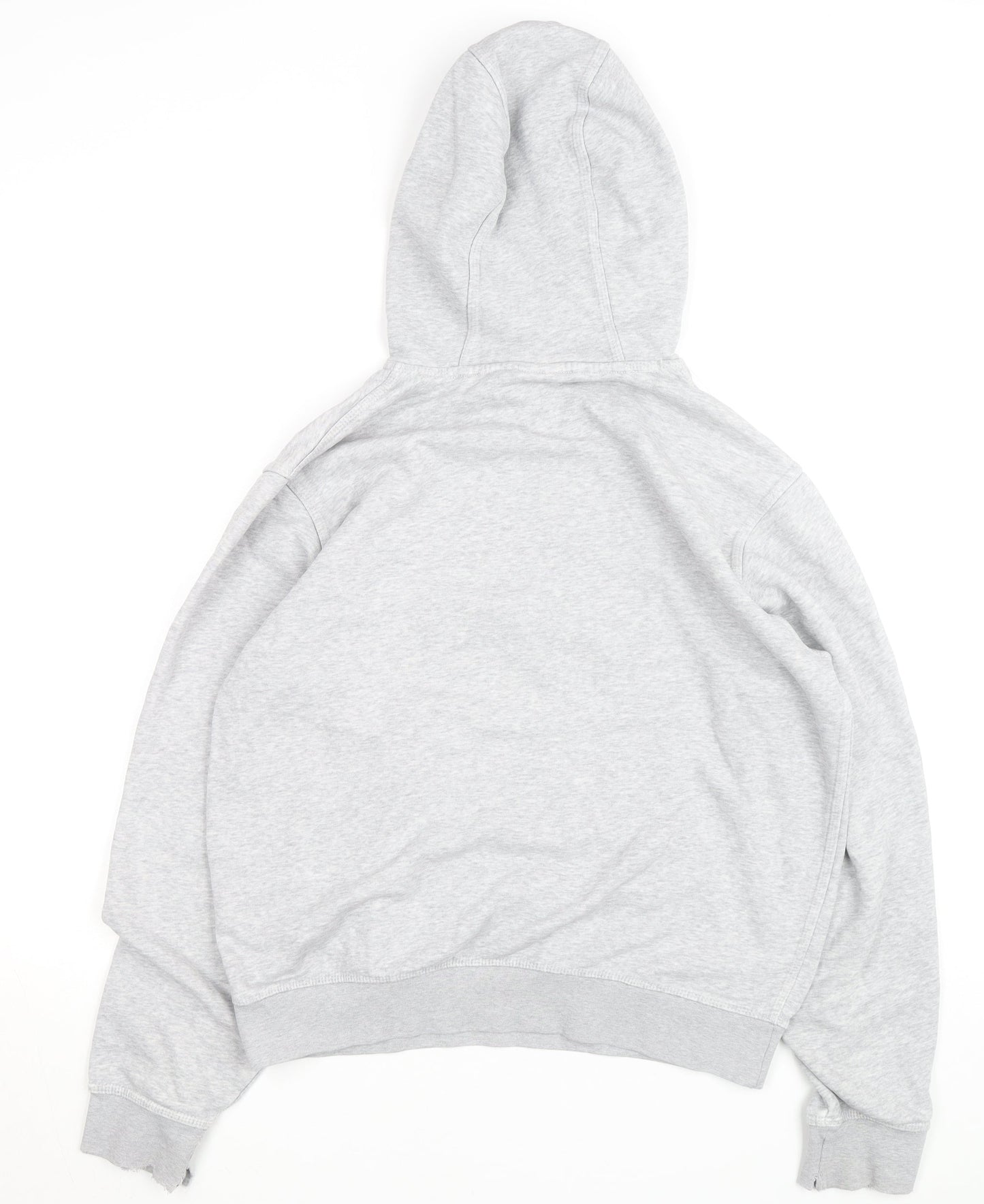 Nike Men's Grey Pullover Hoodie Size M Fleece Regular Fit