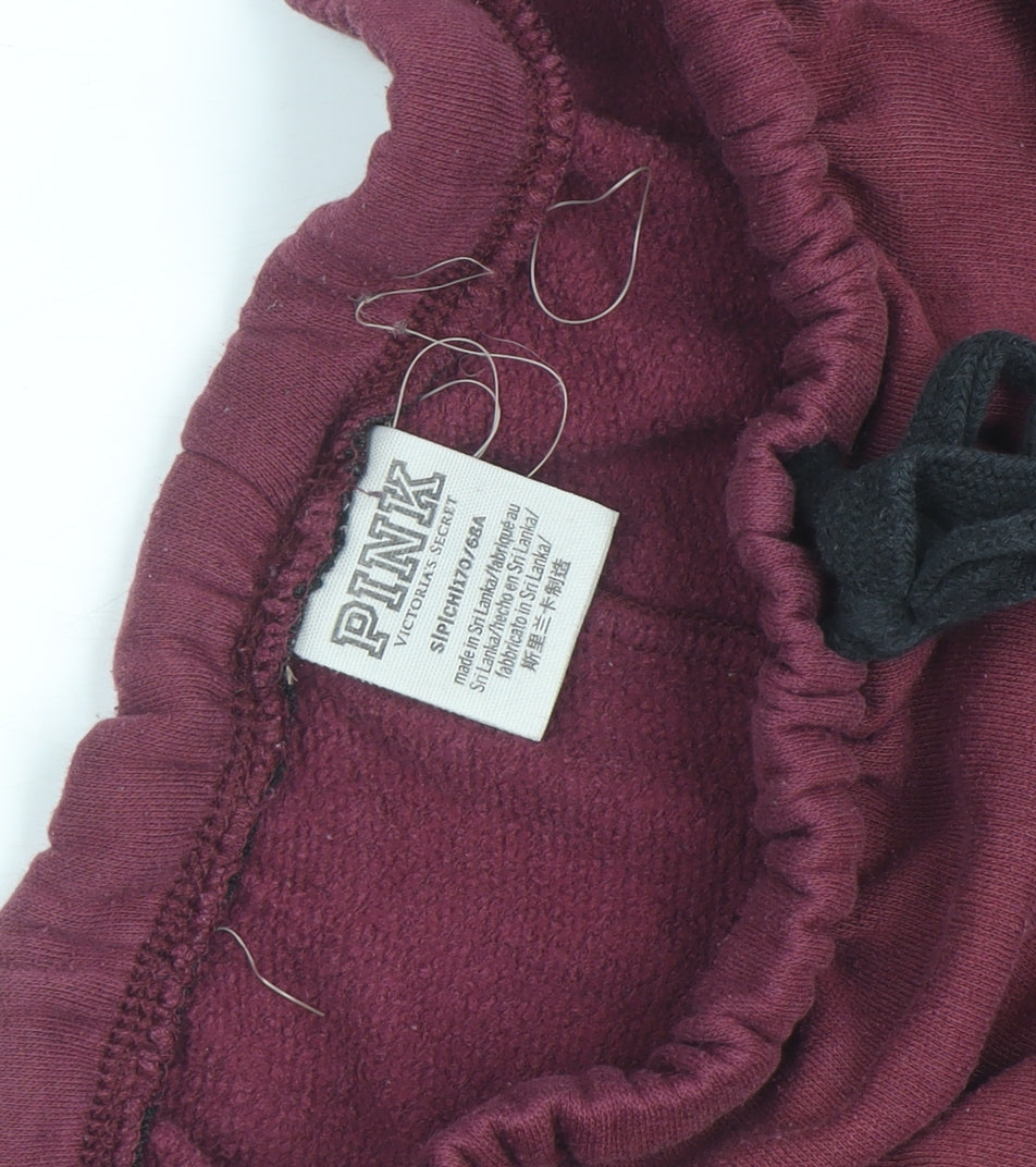 PINK Victoria’s Secret Women’s Red Jogger Sweatpants Size S