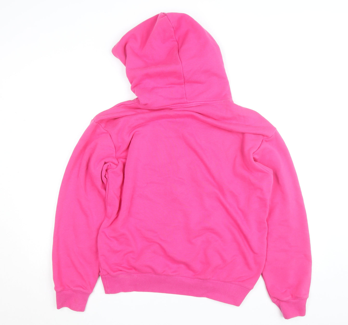 Champion Women's Pink Pullover Hoodie Large Cotton Blend Embroidered Logo