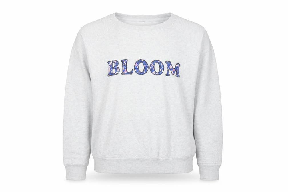 Marks & Spencer Mens Grey Bloom Sweatshirt L Crew Neck Cotton