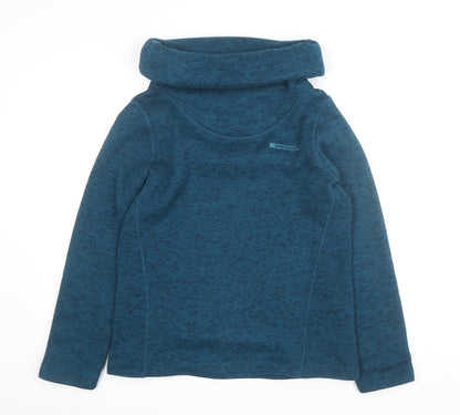 Mountain Mens Warehouse Blue Fleece Pullover Jacket S